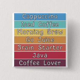 Chapa Cuadrada Coffee Lover