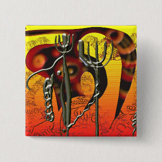 Chapa Cuadrada Cola y tridentes