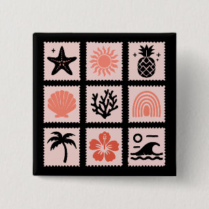 Chapa Cuadrada Colapso de sellos de naturaleza