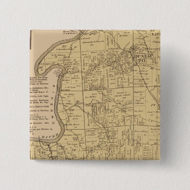 Chapa Cuadrada Colerain, Ohio (Anverso)