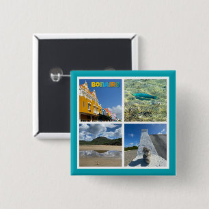 Chapa Cuadrada Collage de fotos Escenario Bonaire