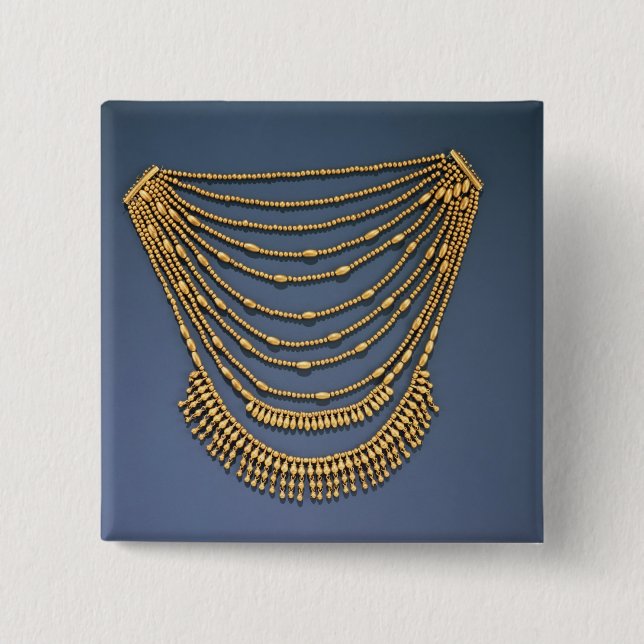 Chapa Cuadrada Collar con las campanas (Anverso)