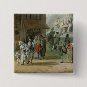 Chapa Cuadrada Coloque de l'Apport-París en frente