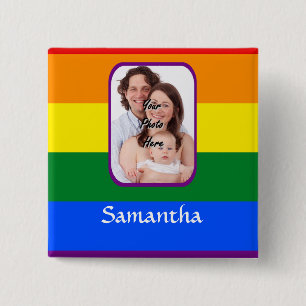 Chapa Cuadrada Color arcoiris