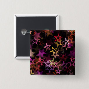 Chapa Cuadrada Colorous Stars Dance Whimsically