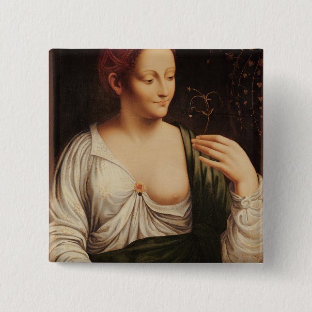 Chapa Cuadrada Columbine (Anverso)