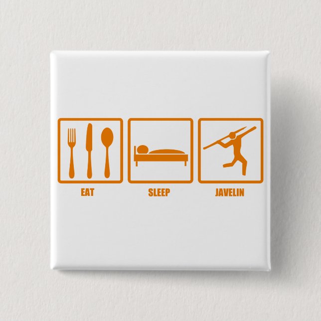 Chapa Cuadrada Coma la jabalina del sueño (Anverso)