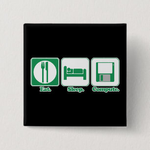 Chapa Cuadrada come dormir computadora (verde)