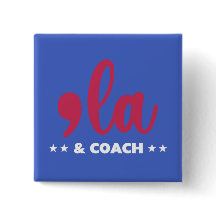 Comma la & Coach-Kamala Harris Blue