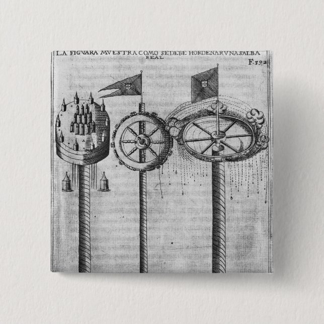 Chapa Cuadrada Cómo encender un saludo real (Anverso)