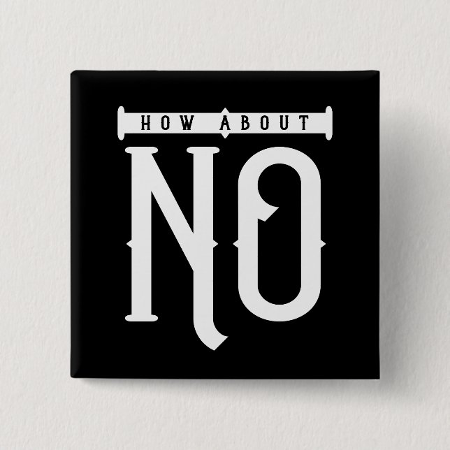 Chapa Cuadrada Cómo no hay tipografía (Anverso)