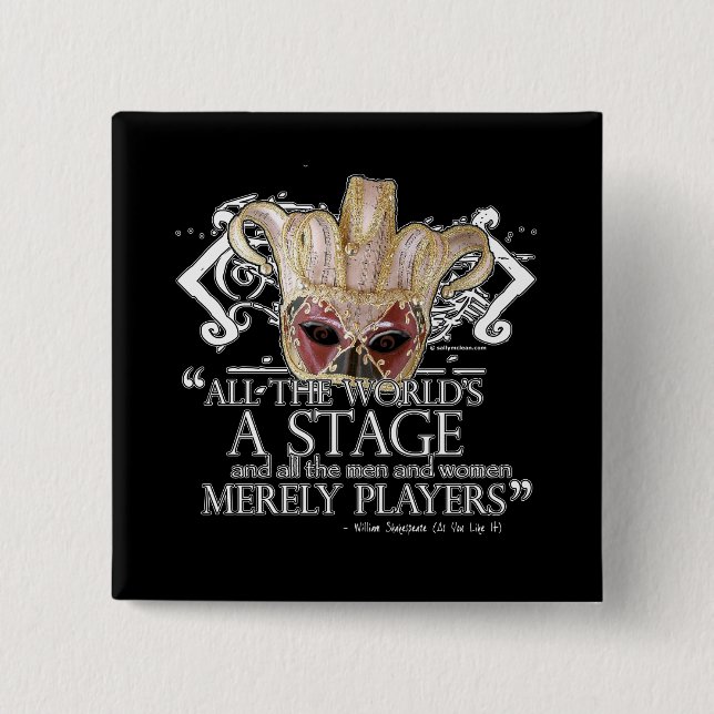 Chapa Cuadrada Como Te Gusta Cita (Anverso)