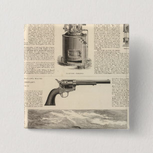 Chapa Cuadrada Compañía de motores de vapor de Baxter