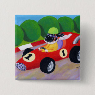 Chapa Cuadrada Competir con Labrador negro