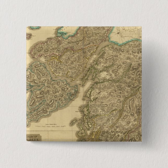 Chapa Cuadrada Compuesto de Argyllshire (Anverso)