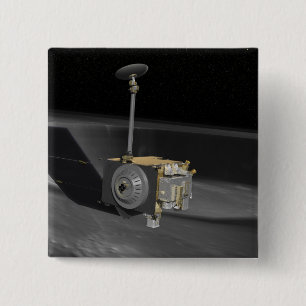 Chapa Cuadrada Concepto artístico del órbi de reconocimiento luna