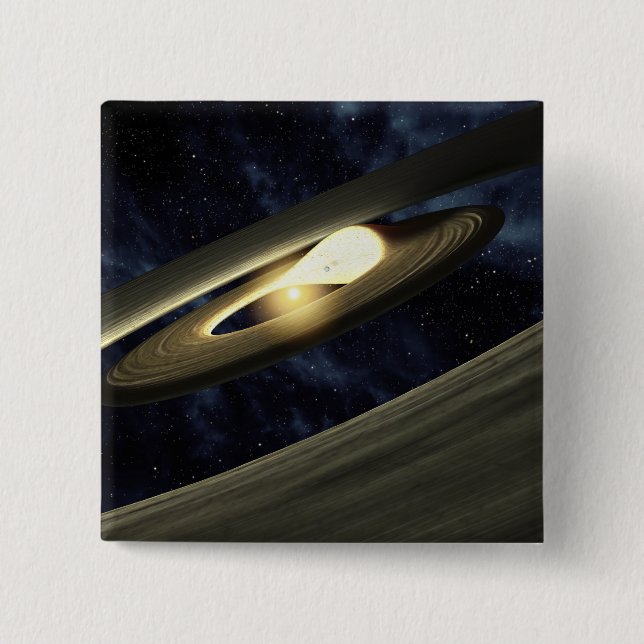 Chapa Cuadrada Concepto de artista que muestra un montón de mater (Anverso)