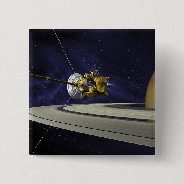 Chapa Cuadrada Concepto de artistas de Cassini (Anverso)