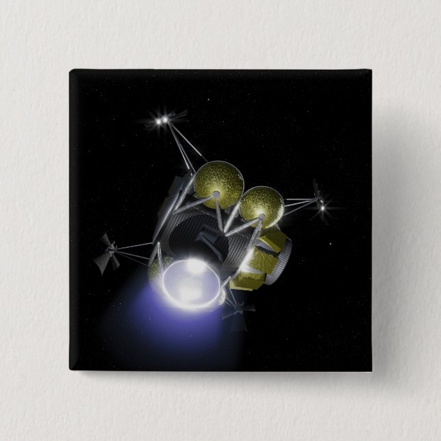 Chapa Cuadrada Concepto de una tripulación que explota (Anverso)