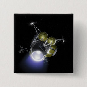 Chapa Cuadrada Concepto de una tripulación que explota