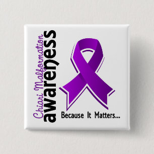 Chapa Cuadrada Conciencia 5 de la malformación de Chiari