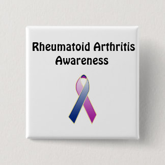 Chapa Cuadrada Conciencia de la artritis reumatoide