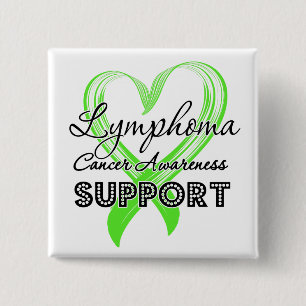Chapa Cuadrada Conciencia del linfoma de la ayuda