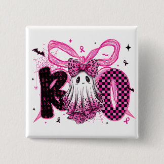 Chapa Cuadrada Conciencia sobre el cáncer - Octubre usamos rosa