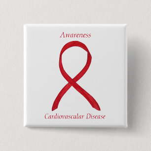 Chapa Cuadrada Conciencia sobre la enfermedad cardiovascular Cint