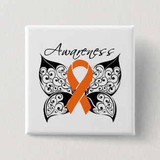 Chapa Cuadrada Conciencia sobre la mariposa tatuada - Esclerosis 