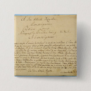 Chapa Cuadrada Conciertos de Brandenburger del esmero manuscrito