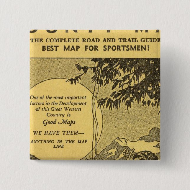 Chapa Cuadrada Condado de Modoc (Anverso)