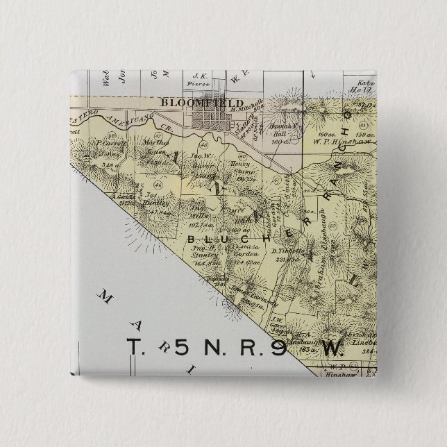 Chapa Cuadrada Condado de Sonoma, California 3 (Anverso)