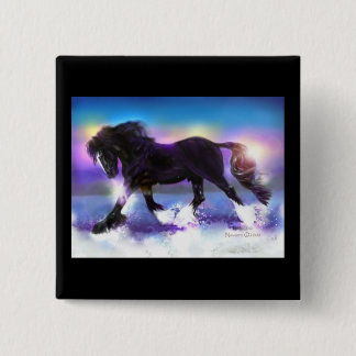 Chapa Cuadrada Condado negro del pie