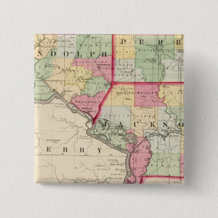 Chapa Cuadrada Condados de Randolph, Perry y Jackson