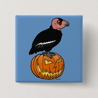 Chapa Cuadrada Cóndor de California Halloween