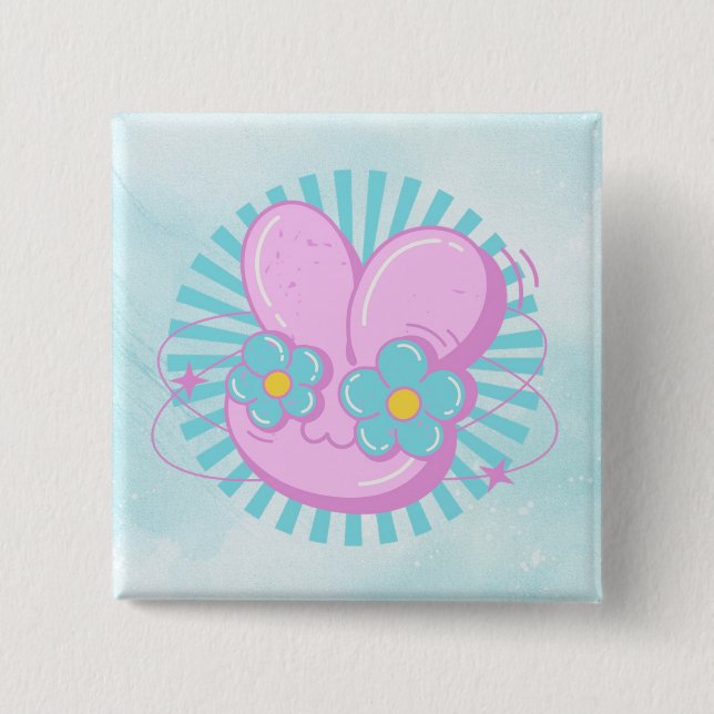 Chapa Cuadrada Conejo (Anverso)