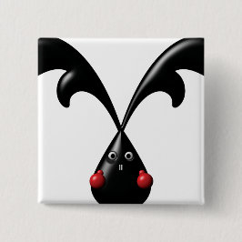 Chapa Cuadrada Conejo de bóxer de conejo duro