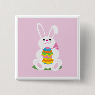 Chapa Cuadrada Conejo de Pascua