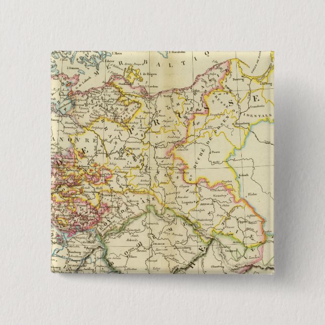 Chapa Cuadrada Confederación Alemana 2 (Anverso)