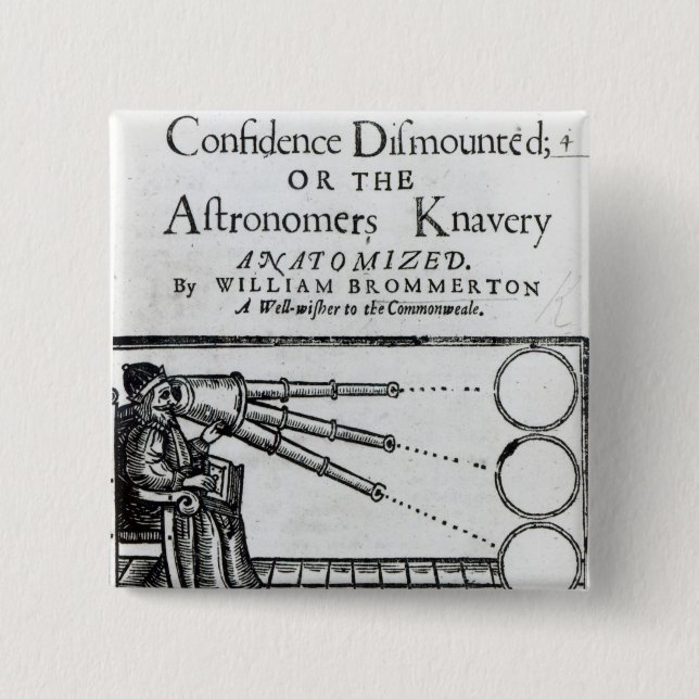 Chapa Cuadrada Confianza del Frontispiece desmontada; Astrónomo (Anverso)