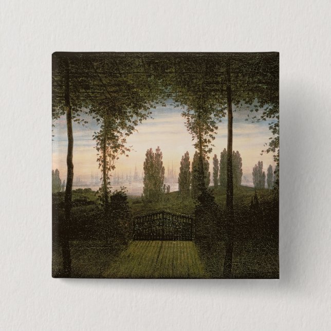 Chapa Cuadrada Conmemoración de Juan Bremen (Anverso)