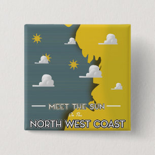 Chapa Cuadrada Conozca al Sol, en la costa noroeste