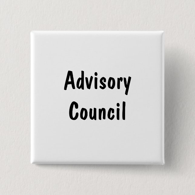 Chapa Cuadrada Consejo Asesor (Anverso)