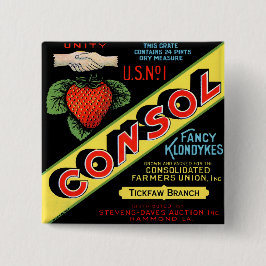 Chapa Cuadrada Consol Fancy Klondykes Fresas