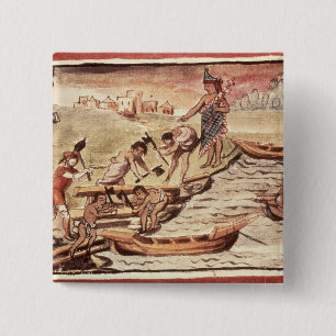 Chapa Cuadrada Constructores de barcos indios mexicanos