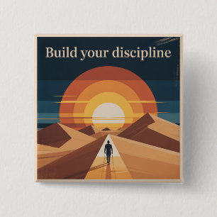 Chapa Cuadrada Construye Tu Disciplina