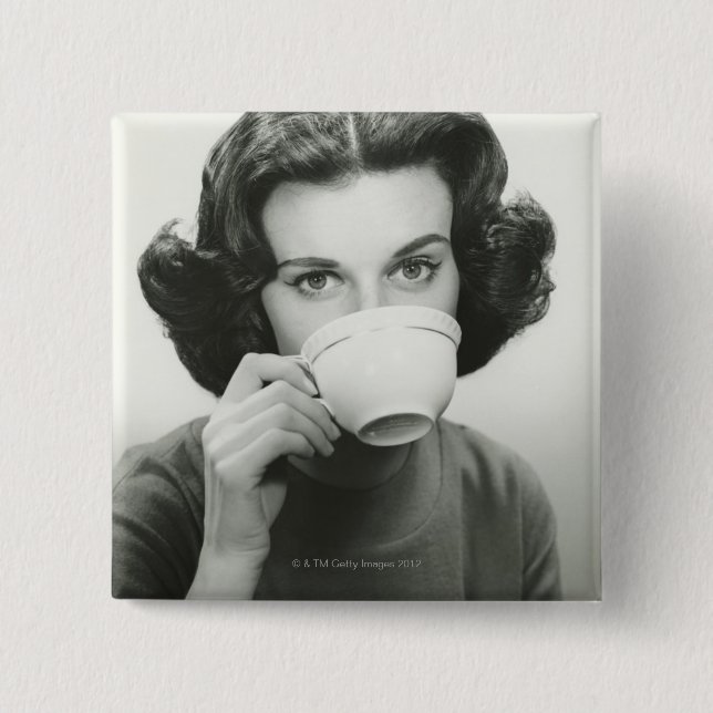 Chapa Cuadrada Consumición de la mujer (Anverso)