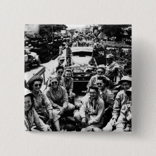 Chapa Cuadrada Convoy de las enfermeras WWII