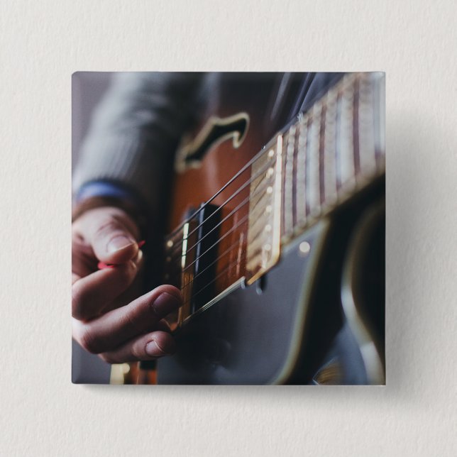 Chapa Cuadrada Cool Bass Guitar (Anverso)